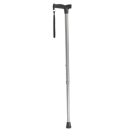 DRIVE MEDICAL Comfort Grip T Handle Cane, Graphite rtl10336gr